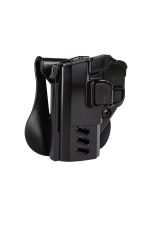 Black Grips Canik Mete Taktik Polimer Tabanca Kılıfı Sol El Siyah - Görsel 3