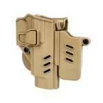 Black Grips Sarsılmaz Kılınç 2000 Taktik Polimer Tabanca Kılıfı Şarjörlüklü Bej