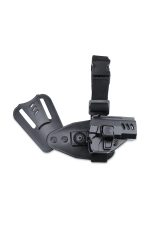 Black Grips Glock 17 - Glock 19 Taktik Polimer Alçak Taşıma Tabanca Kılıfı Siyah - Görsel 3