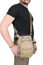 Black Grips Çok Amaçlı Taktik Özel Bölmeli Tabanca Taşıma Çantası - Bej - Görsel 4