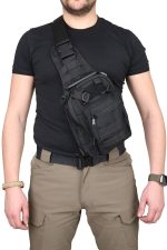 Black Grips Çok Amaçlı Taktik Özel Bölmeli Tabanca Taşıma Çantası - Siyah