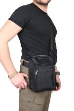 Black Grips Çok Amaçlı Taktik Özel Bölmeli Tabanca Taşıma Çantası - Siyah - Görsel 2