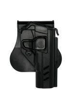 Black Grips Zigana Zig 14 Taktik Polimer Tabanca Kılıfı Şarjörlüklü Siyah - Görsel 3