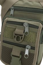 Black Grips Üçgen Çok Amaçlı Taktik Tabanca Taşıma Çantası - Haki - Görsel 3